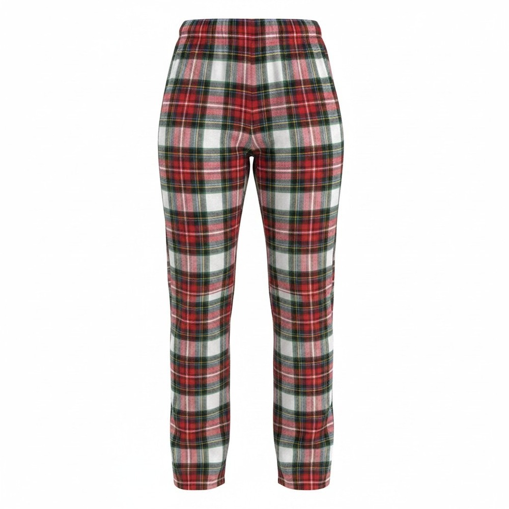 Old Navy Womens Red Plaid Flannel Pajama Pants Cotton Lounge Bottoms Size M